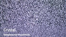  Presentation with signal - Beautiful slide deck featuring disturbance signal - tv noise from a real backdrop and a coral colored foreground