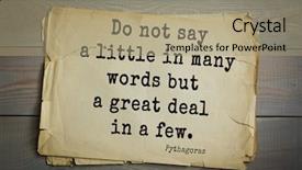  Presentation with mystic - Beautiful presentation featuring dite - top-25 pythagoras greek philosopher mathematician backdrop and a coral colored foreground