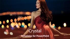  Presentation with beauty - Amazing presentation theme having diva - young beauty famous woman backdrop and a tawny brown colored foreground