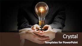  Presentation with diverse business people - Slides enhanced with diverse business people holding light background and a tawny brown colored foreground