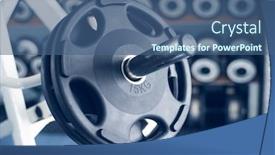  Presentation with machines - Presentation having diverse-equipment-and-machines background and a ocean colored foreground