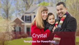  Presentation with race - Theme featuring diverse families - happy mixed race young family background and a tawny brown colored foreground