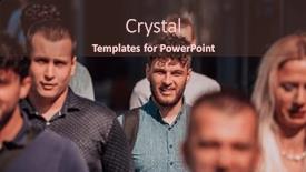  Presentation with walking together - PPT theme featuring diverse-group-of-businessmen background and a tawny brown colored foreground