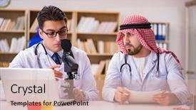  Presentation with diversity - Amazing PPT theme having  backdrop and a  colored foreground