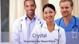  Presentation with ethnic - PPT theme enhanced with diversity nursing - multi-ethnic team of confident happy background and a sky blue colored foreground