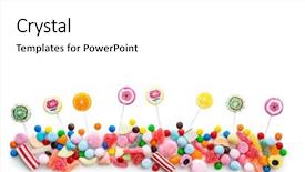  Presentation with sweets - Beautiful presentation design featuring diversification - arrangement of a variety backdrop and a white colored foreground