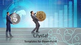  Presentation with path - Amazing PPT layouts having diversification - currency concept with businessman backdrop and a light gray colored foreground