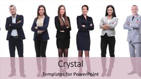  Presentation with diversity - Beautiful PPT layouts featuring diversity - group of successful business people backdrop and a soft green colored foreground