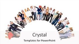  Presentation with culture diversity - Amazing presentation theme having diversity concept office culture backdrop and a white colored foreground