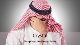  Presentation with diversity - Amazing PPT layouts having diversity concept with arab on white backdrop and a lemonade colored foreground