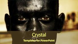  Presentation with diversity - Beautiful slides featuring diversity eye - close up of wet young backdrop and a tawny brown colored foreground