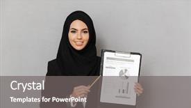  Presentation with diversity inclusion - Presentation design consisting of diversity inclusion - portrait of a happy young background and a gray colored foreground