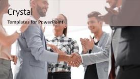  Presentation with team meeting - Beautiful PPT layouts featuring diversity lawyer - attractive diverse business team meeting backdrop and a soft green colored foreground