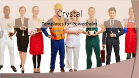  Presentation with team group yellow - Amazing PPT layouts having diversity lawyer - group of many occupations backdrop and a lemonade colored foreground