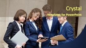  Presentation with international business - Presentation with diversity lawyer - international business team discuss background and a tawny brown colored foreground