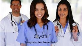  Presentation with icu nurse hospital patients - Slides consisting of diversity nursing - group of doctors and nurses background and a  colored foreground