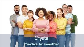  Presentation with diversity women - Slides consisting of decent - diversity race ethnicity and people background and a ocean colored foreground