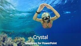  Presentation with free atc tni au - Audience pleasing PPT layouts consisting of dives to explore a coral backdrop and a  colored foreground