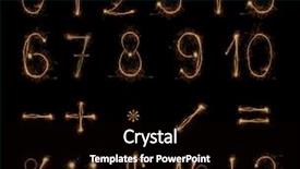  Presentation with black and gold - PPT layouts with divided equally - fireworks numbers and symbol background and a black colored foreground