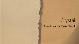  Presentation with copy space - PPT layouts having divided-paper-background-in-earth background and a coral colored foreground