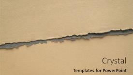  Presentation with earth - Presentation design having divided-paper-background-in-earth background and a coral colored foreground