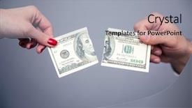  Presentation with gray - Colorful PPT theme enhanced with dividers - concept image of a female backdrop and a light gray colored foreground