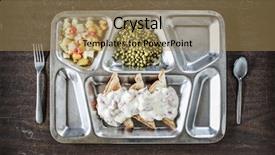  Presentation with texas cattle beef - Amazing theme having dividers - creamed chipped beef on toast backdrop and a coral colored foreground