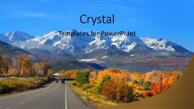  Presentation with divide - Colorful theme enhanced with dividers - scenic high way near dallas backdrop and a light blue colored foreground