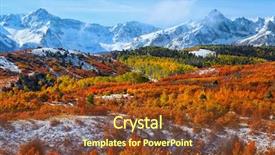  Presentation with divide - PPT theme consisting of dividers - scenic landscape of dallas divide background and a tawny brown colored foreground