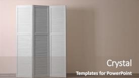  Presentation with room - Cool new theme with dividers - white folding screen in room backdrop and a gray colored foreground