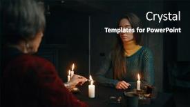  Presentation with mystic - Presentation theme with divination-session-for-client background and a black colored foreground