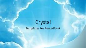  Presentation with divine - Slide deck featuring divine - blue sky with sun background and a arctic colored foreground