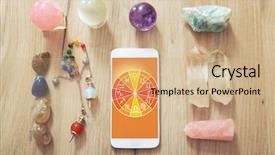  Presentation with astrology - Slide deck having divine - zodiac signs and smart phone background and a coral colored foreground