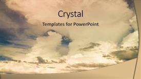  Presentation with divine - Audience pleasing presentation design consisting of divine blue clean air backdrop and a coral colored foreground