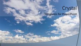  Presentation with clean air - Theme with divine blue clean air background and a light blue colored foreground