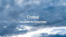  Presentation with divine - Audience pleasing presentation consisting of divine blue sky beauty backdrop and a teal colored foreground