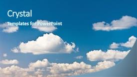  Presentation with divine - Presentation having divine blue summer sun background and a ocean colored foreground