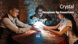  Presentation with spirits - Presentation with divine light - foreteller calls the spirits background and a wine colored foreground