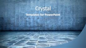  Presentation with light blue - Slides having divine light - grungy blue room background and a teal colored foreground