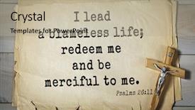  Presentation with bible psalms - Audience pleasing PPT theme consisting of divine mercy - top-1000 bible verses from psalms backdrop and a mint green colored foreground