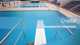 Presentation with diving board - Cool new theme with diving board backdrop and a teal colored foreground