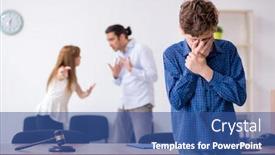  Presentation with divide - PPT layouts having divorcing-family-trying-to-divide background and a ocean colored foreground