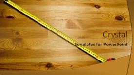  Presentation with diy - Cool new slide deck with diy-tool-concept-image backdrop and a gold colored foreground