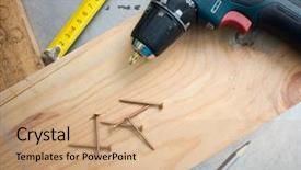  Presentation with diy - Colorful slide deck enhanced with closeup portrait of baby girl wearing warm clothes in winter backdrop and a coral colored foreground