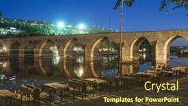  Presentation with turkey - Slide set having diyarbakir-turkey-historic-ten-eyed background and a tawny brown colored foreground