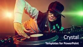  Presentation with lifestyle - Beautiful theme featuring colorful birthday frame with party backdrop and a light blue colored foreground.