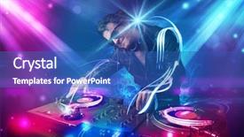  Presentation with powerful - Slide deck featuring latin bodybuilder doing heavy weight exercise for back with barbell in modern gym background and a black colored foreground