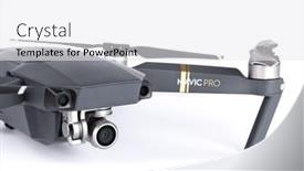  Presentation with ultra - Theme having dji-mavic-pro-drone-prague background and a white colored foreground