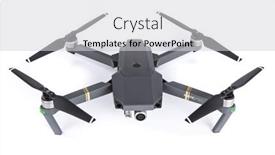  Presentation with ultra - Cool new slides with dji-mavic-pro-drone-prague backdrop and a light gray colored foreground