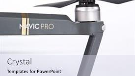  Presentation with ultra - PPT layouts having dji-mavic-pro-drone-prague background and a sky blue colored foreground